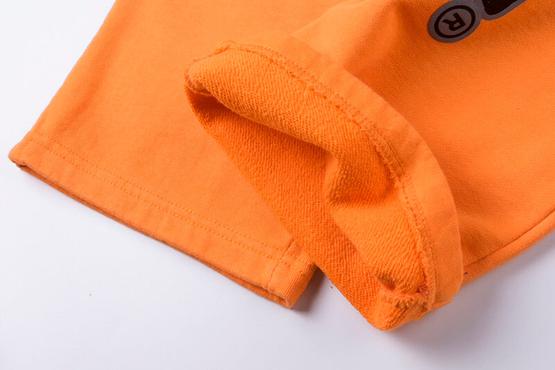 Fire Flared Sweatpants Orange
