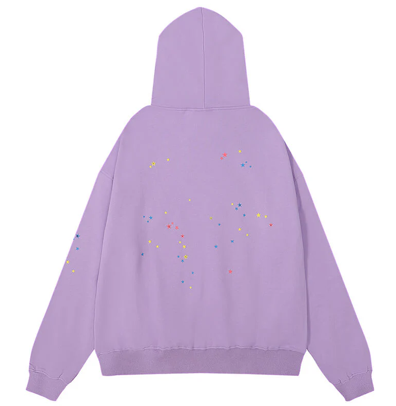 Spider Web Hoodie Purple