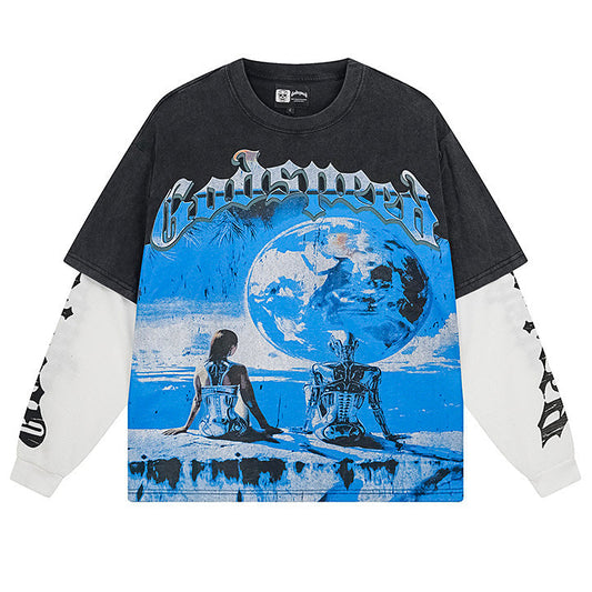 Artificial Love Layered Long Sleeve T-Shirt