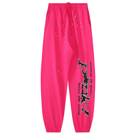 Spiderweb Sweatpants Pink
