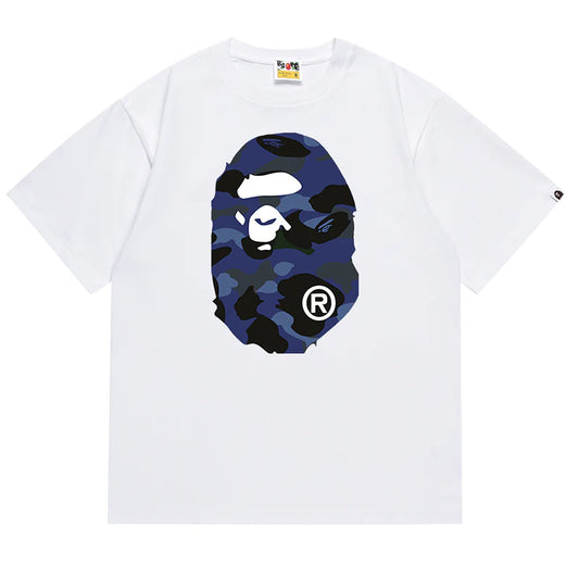 Color Camo Side Big Head Tee