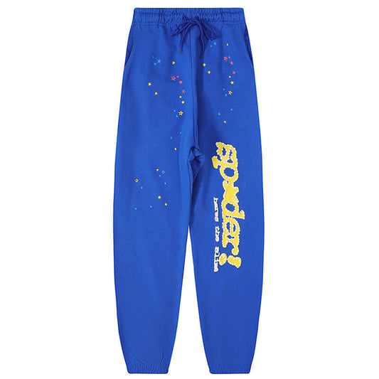 Spiderweb Sweatpants Blue