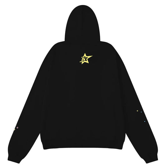 Spider Web Hoodie Black