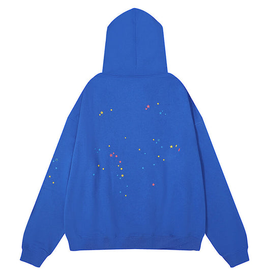 Spider Web Hoodie Blue