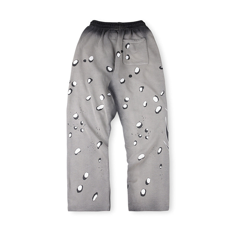 Grey Future Flame Sweatpants