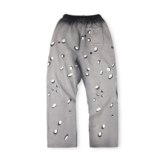 Grey Future Flame Sweatpants