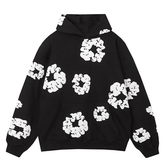 Luxury Cotton Wreath Hoodie