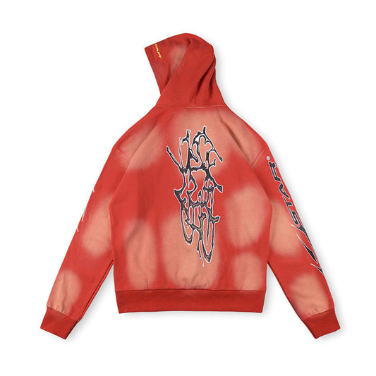 Studios Washed Hoodie Red