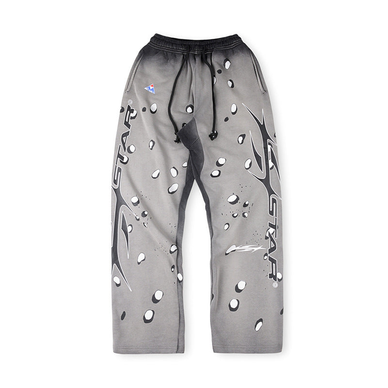 Grey Future Flame Sweatpants