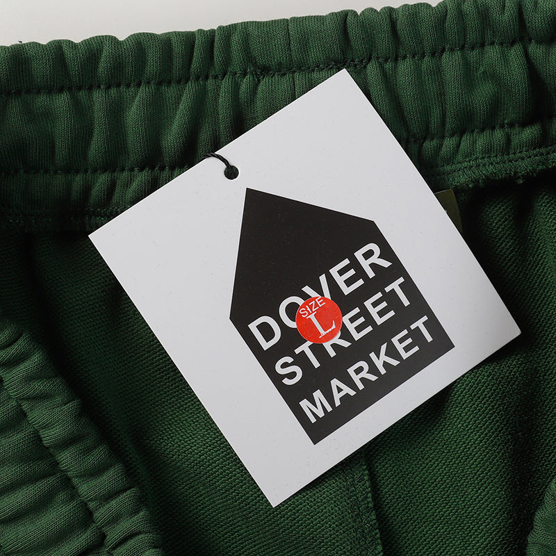 Cotton Wreath Sweatpants Green