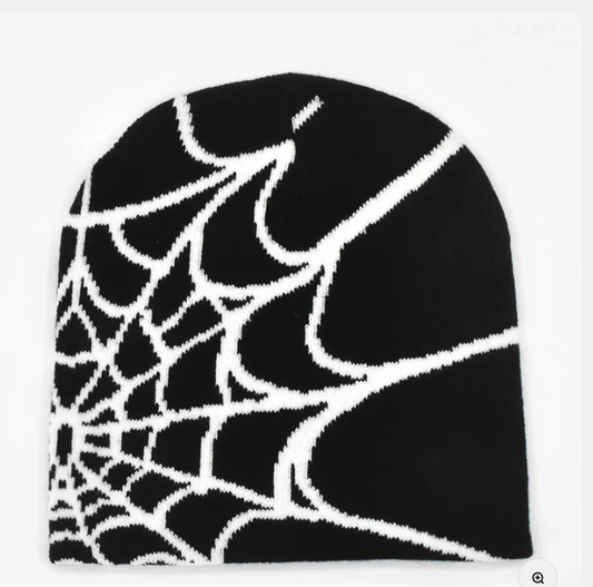 Y2K Spider Web Beanie